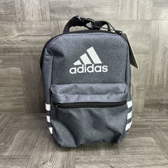 Adidas Santiago 3 Insulated Lunch Bag Dark Grey - Picture 1 of 2